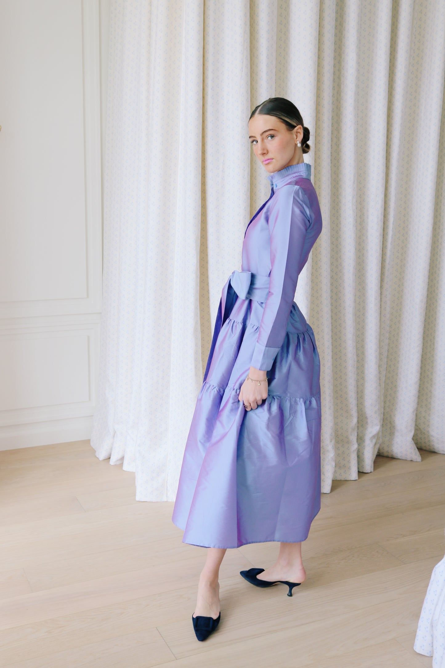 courtney purple dress Courtney